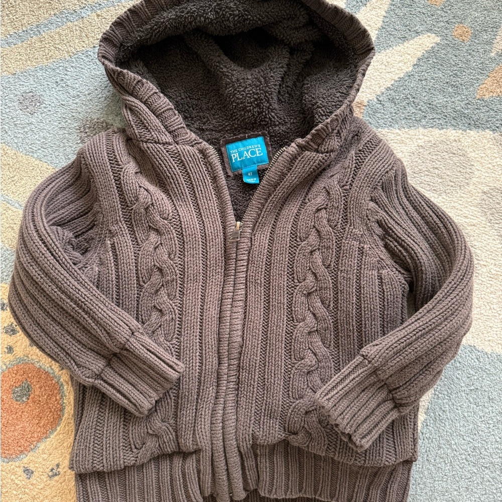 The Children's Place Cable Knit Hoodie